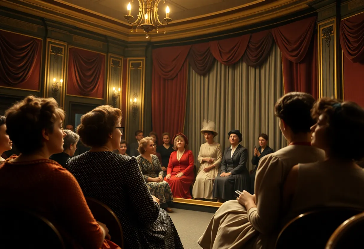 Theater Scene from 'All These Women' Play