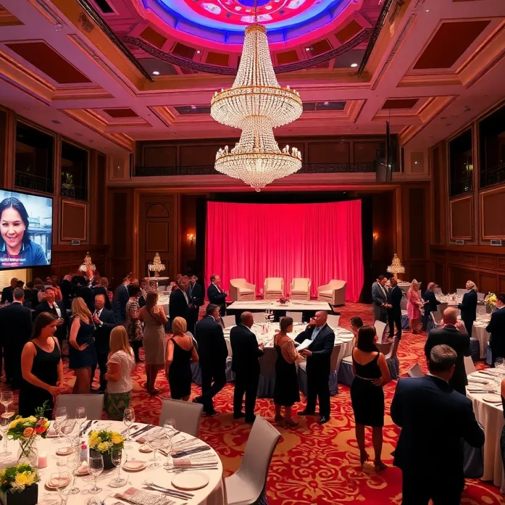 Guests at the Beverly Hills Gala celebrating first responders