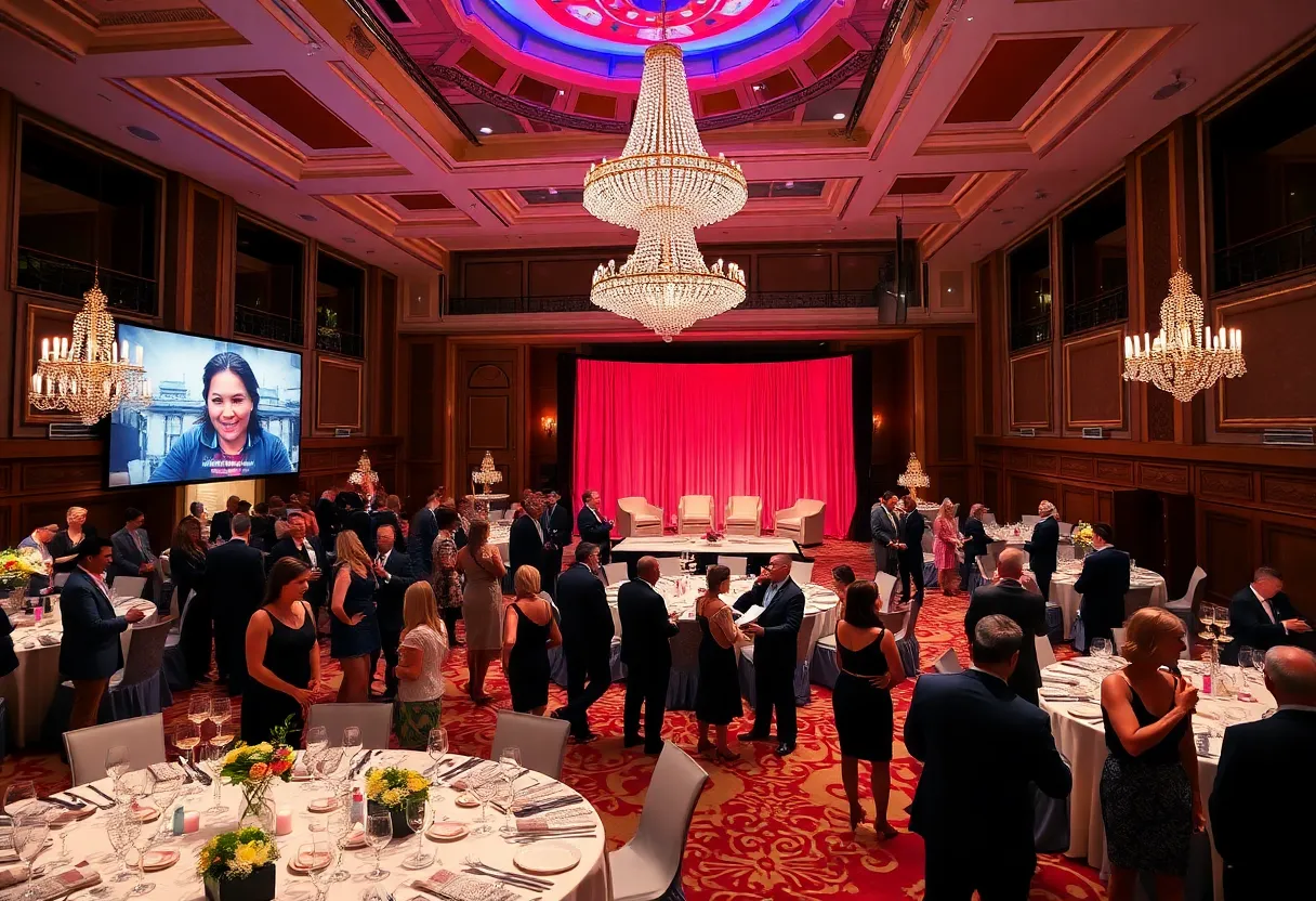 Guests at the Beverly Hills Gala celebrating first responders