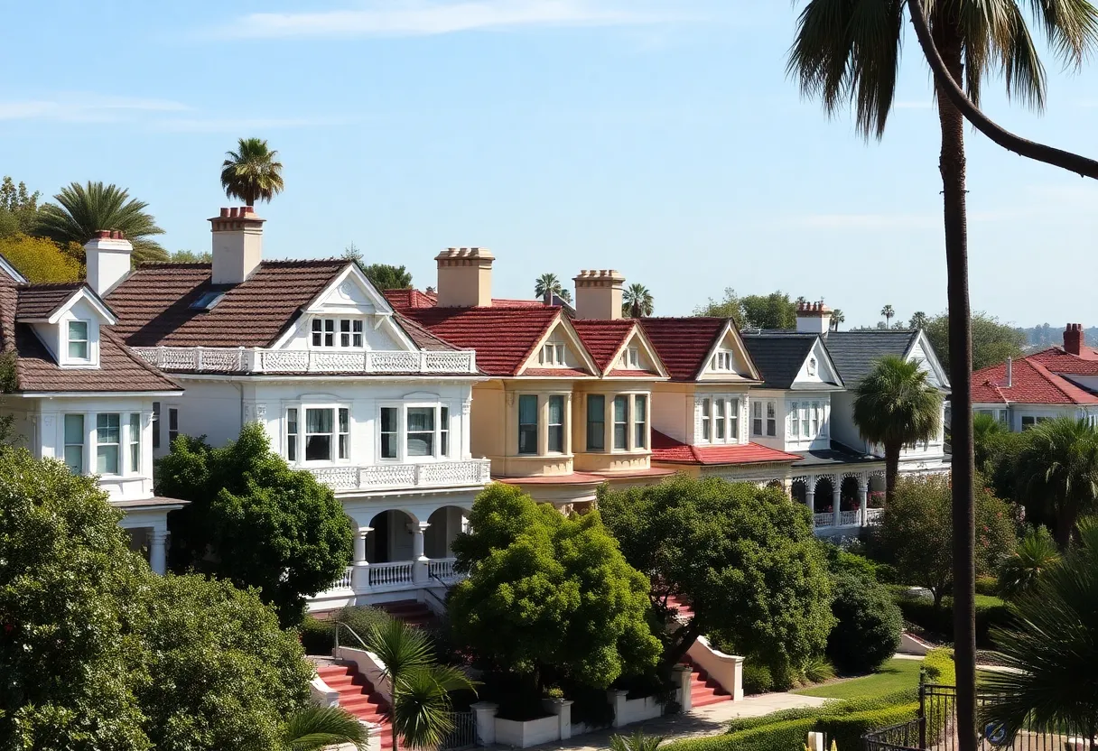 Beautiful historic homes in Beverly Hills