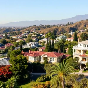 A community engagement scene in Beverly Hills for wildfire preparedness