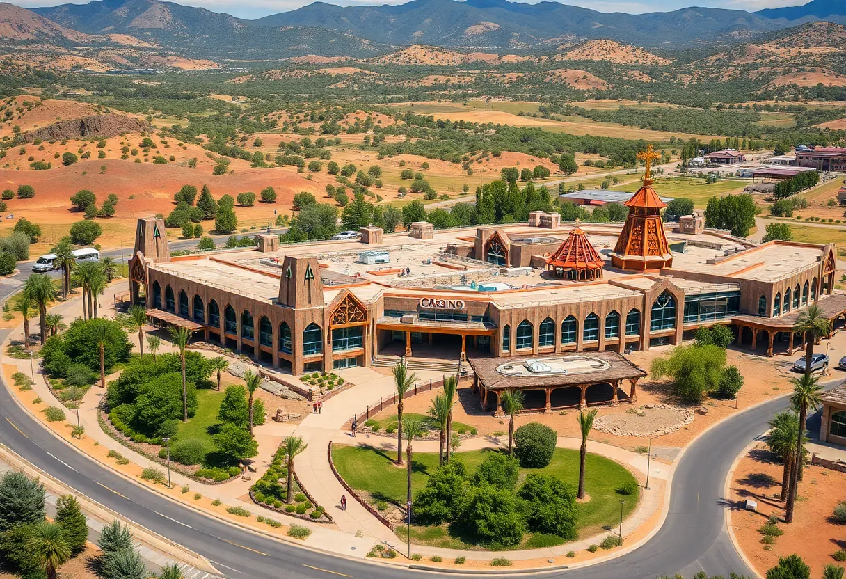 A new tribal casino being constructed in California