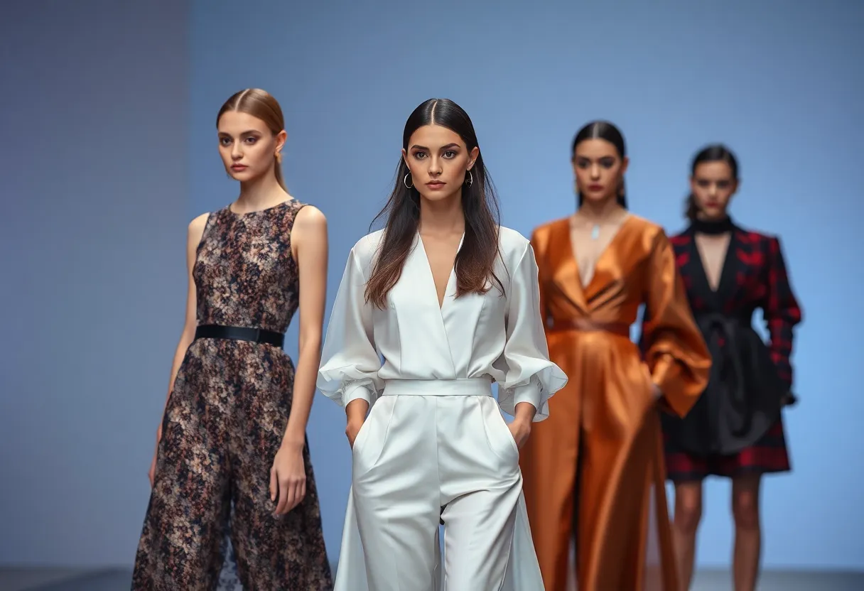 Elegant fashion designs inspired by Giorgio Armani