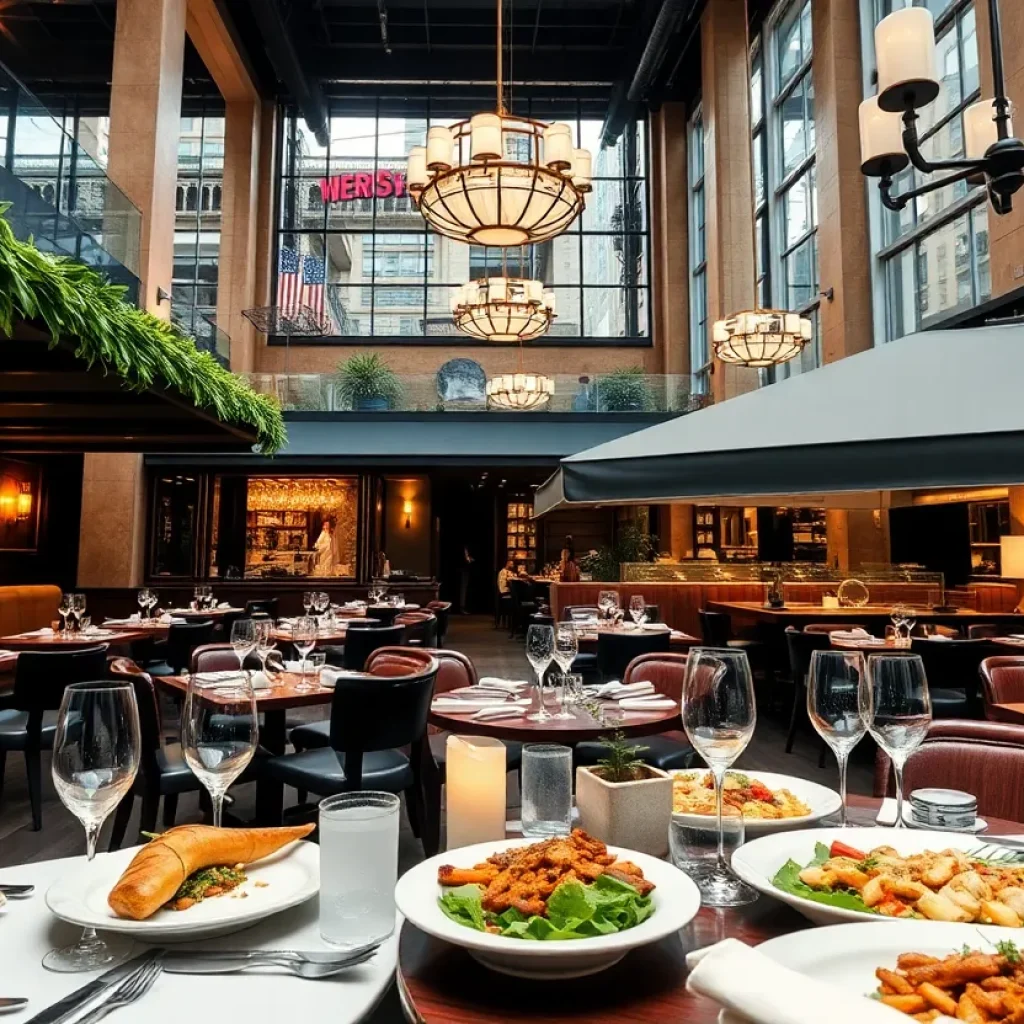 Dining scene showcasing new restaurants in Beverly Hills