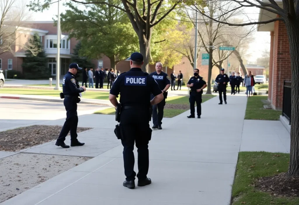 Increased police patrols near school to address safety concerns