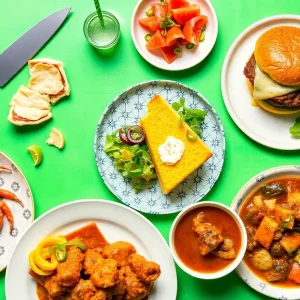 Collage of unique dishes from various LA restaurants