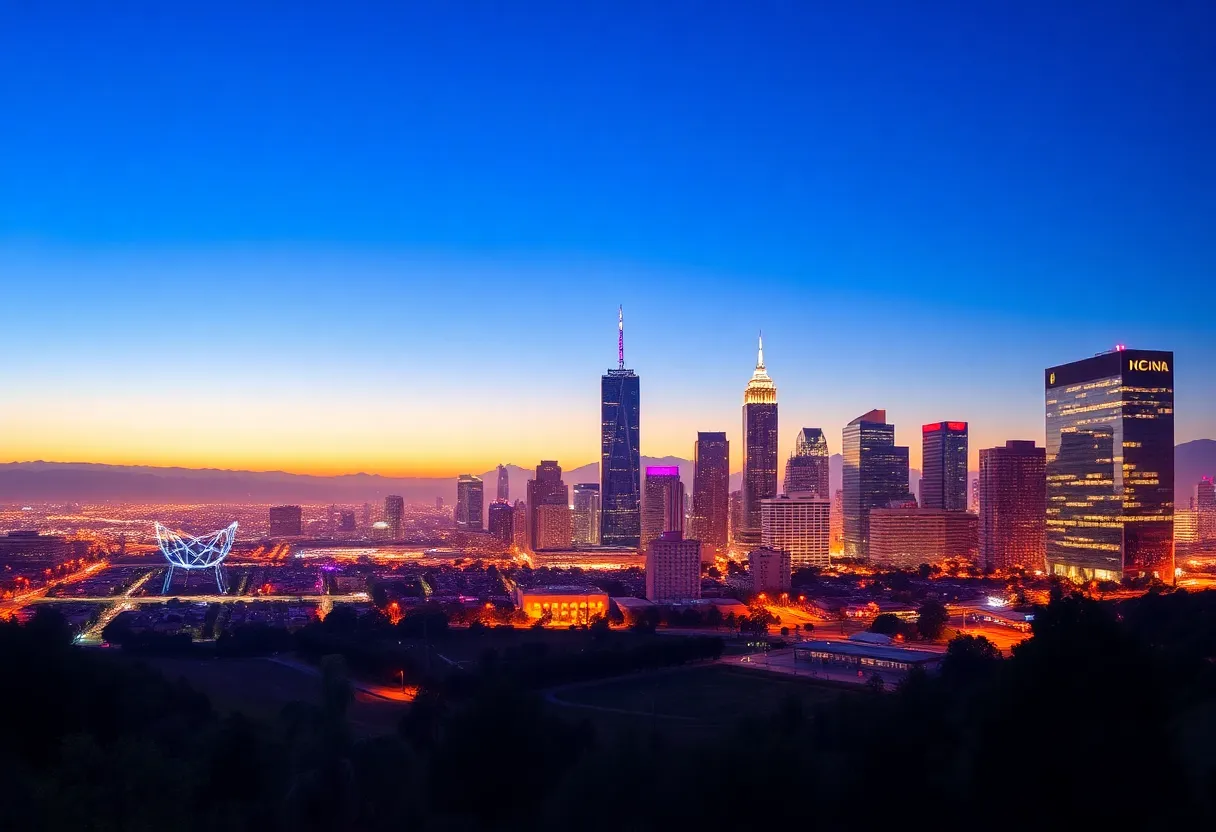 California skyline illustrating economic prosperity