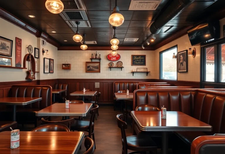 Interior view of Max & Helen's Diner in Larchmont Village