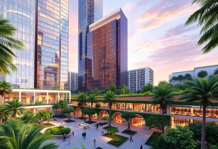 Artistic rendering of One Beverly Hills luxury development