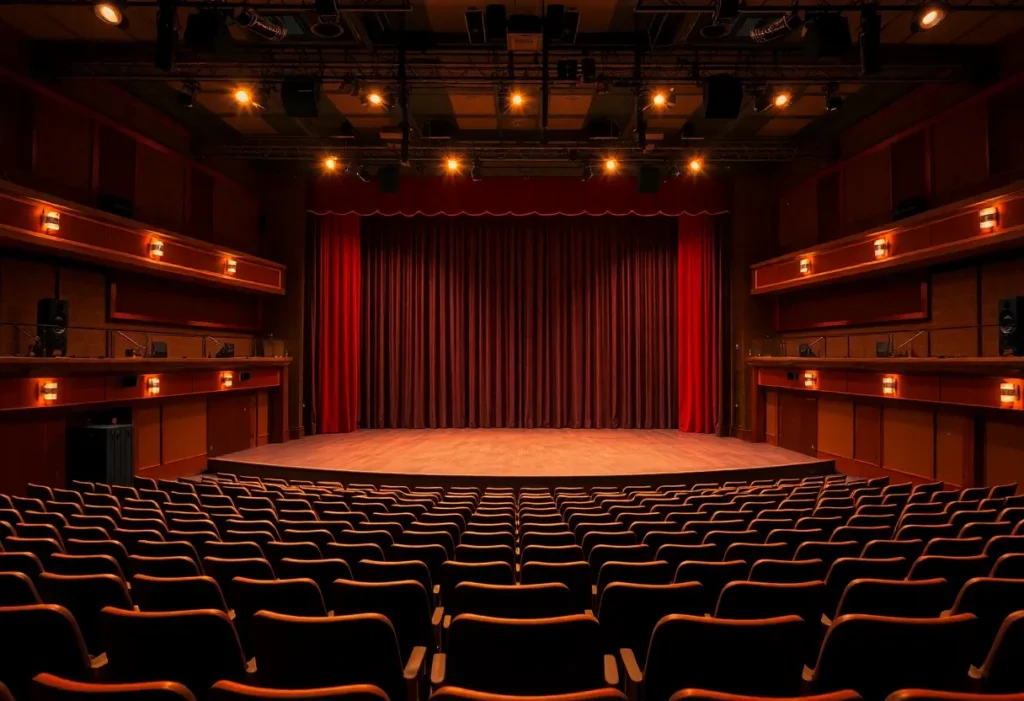 Theater stage for 'YEARS TO THE DAY' drama in Beverly Hills